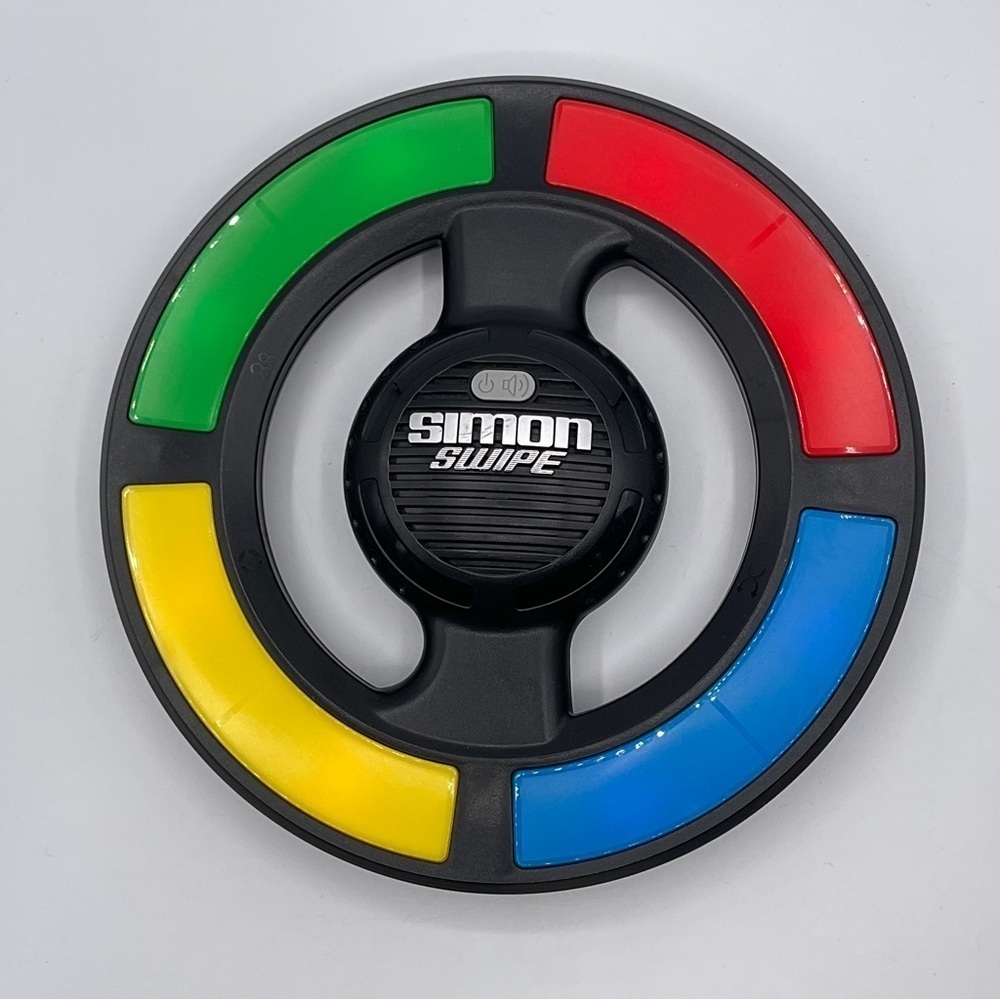 Simon Says Swipe Electronic Handheld Memory Game Toy Hasbro 2013 Kids